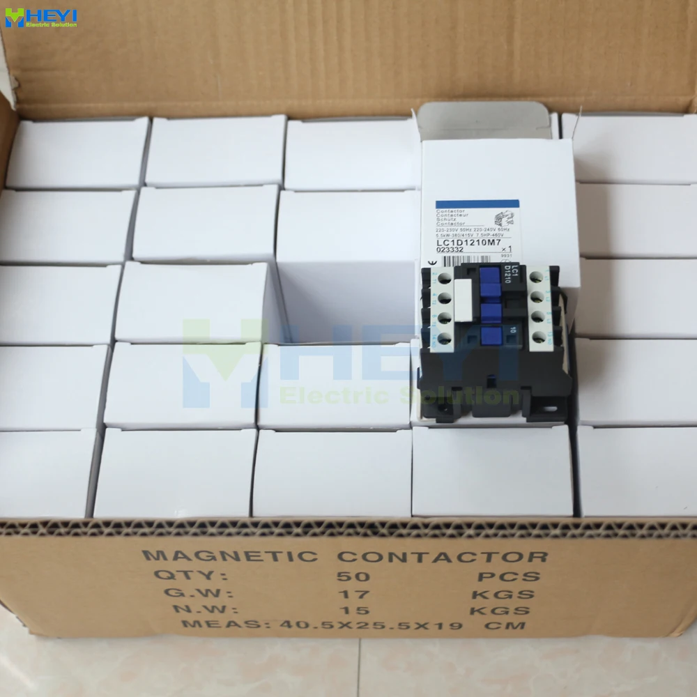 LC1 D1210 однофазный контактор Электрический источник питания 220 В 12 А 50 Гц для