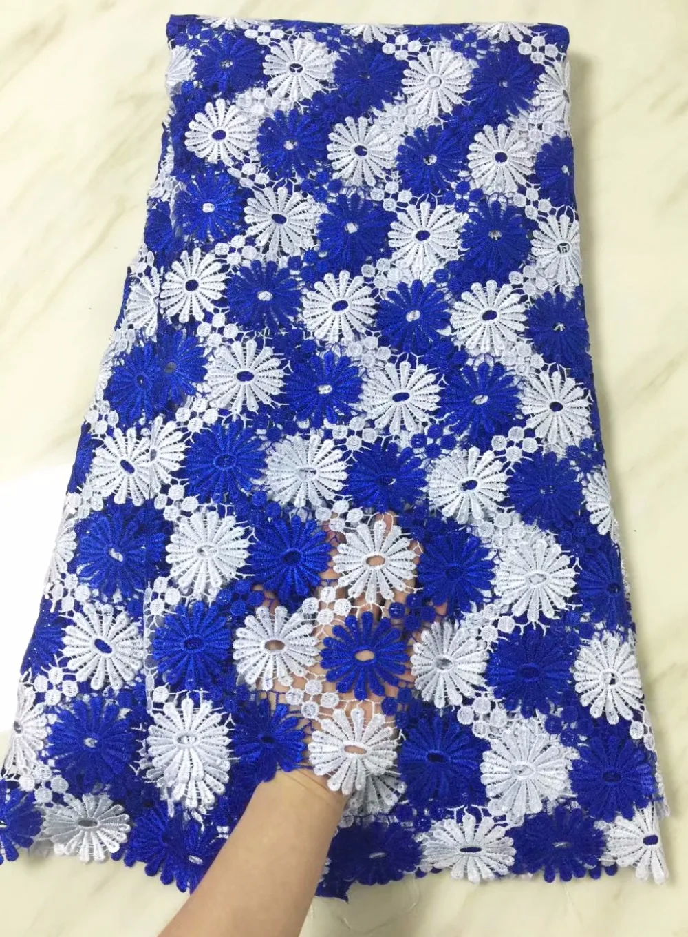 Nigerian Lace Fabrics 2018 African Guipure Fabric High Quality French Water Soluble PLL14 | Дом и сад
