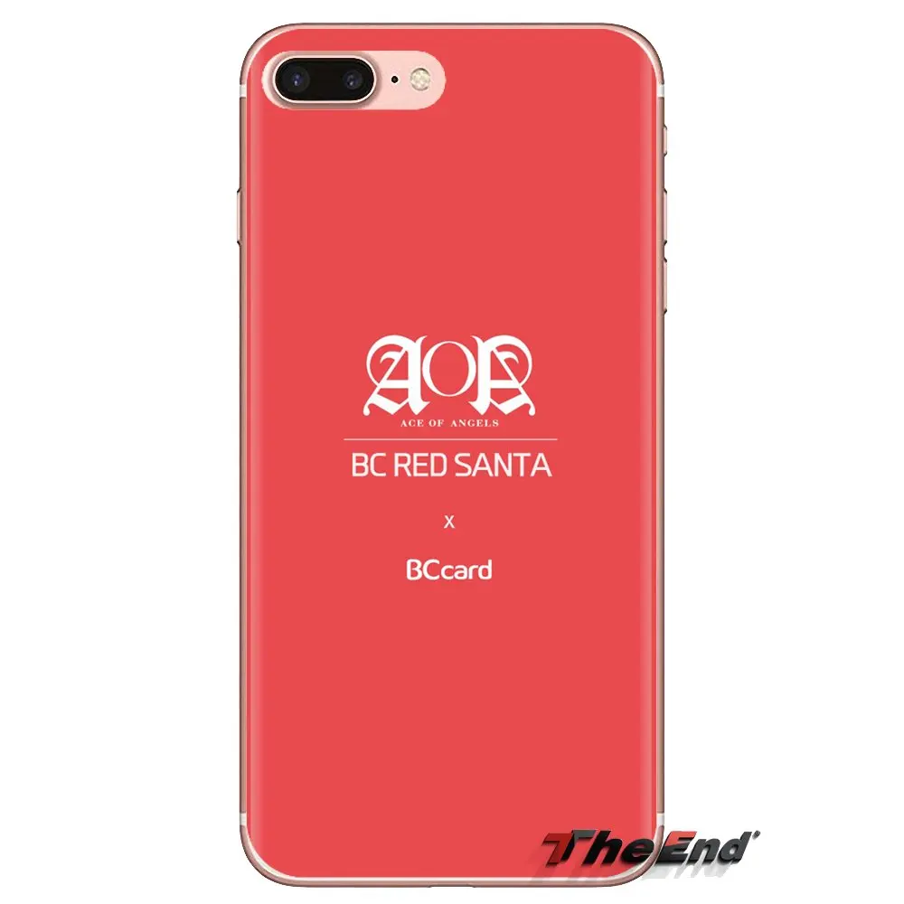 Силиконовый чехол для телефона AOA Ace of Angels с логотипом KPOP в Корейском стиле Samsung