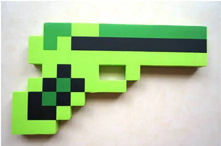 Новый 2016 Minecraft игрушки меч кирка топор лопата пистолет EVA конструкторы подарки