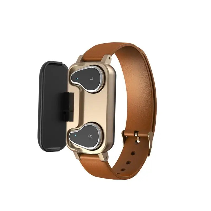 gold 696 T89 спортивный умный Браслет многофункциональная bluetooth-гарнитура комбинированный спортивный для вождения Смарт-часы водонепроницаемые унисекс - Цвет: gold