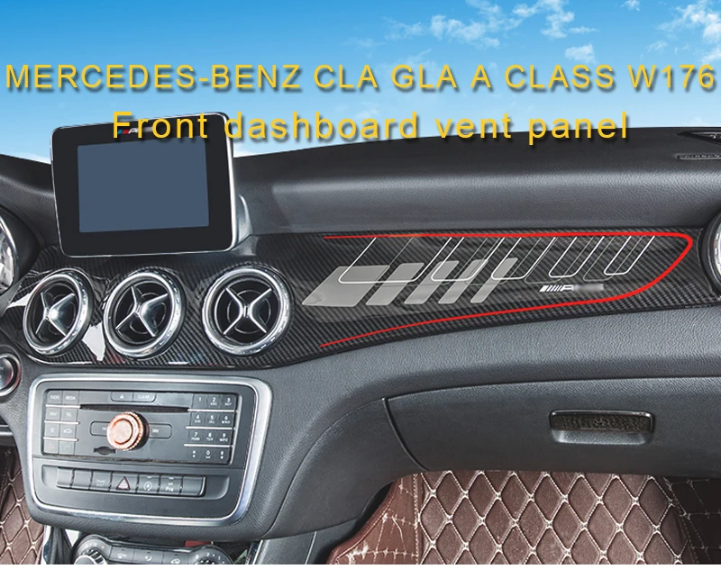 Gelinsi для Mercedes benz A class GLA CLA w176 авто панель из углеродного волокна рамка накладка наклейка аксессуары