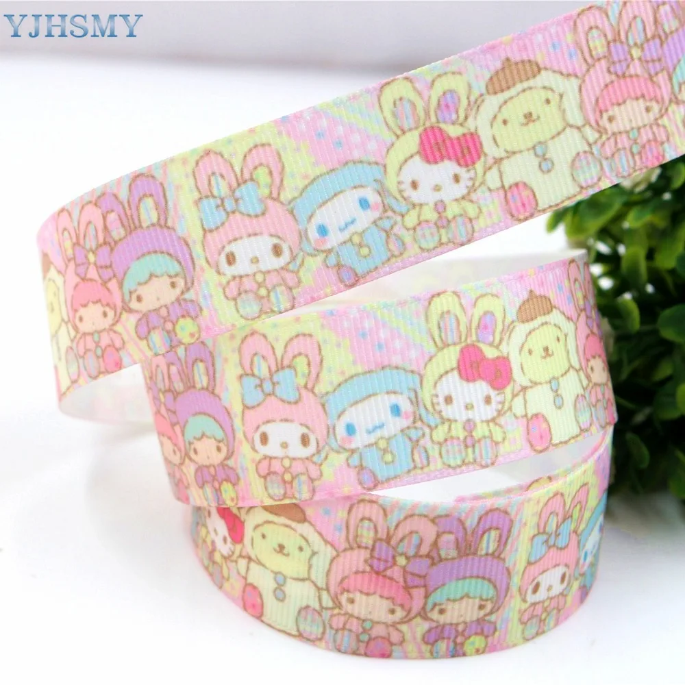 YJHSMY H 17518 674 25 мм 10 ярдов мультфильм животных шаблон теплопередачи DIY ручной работы