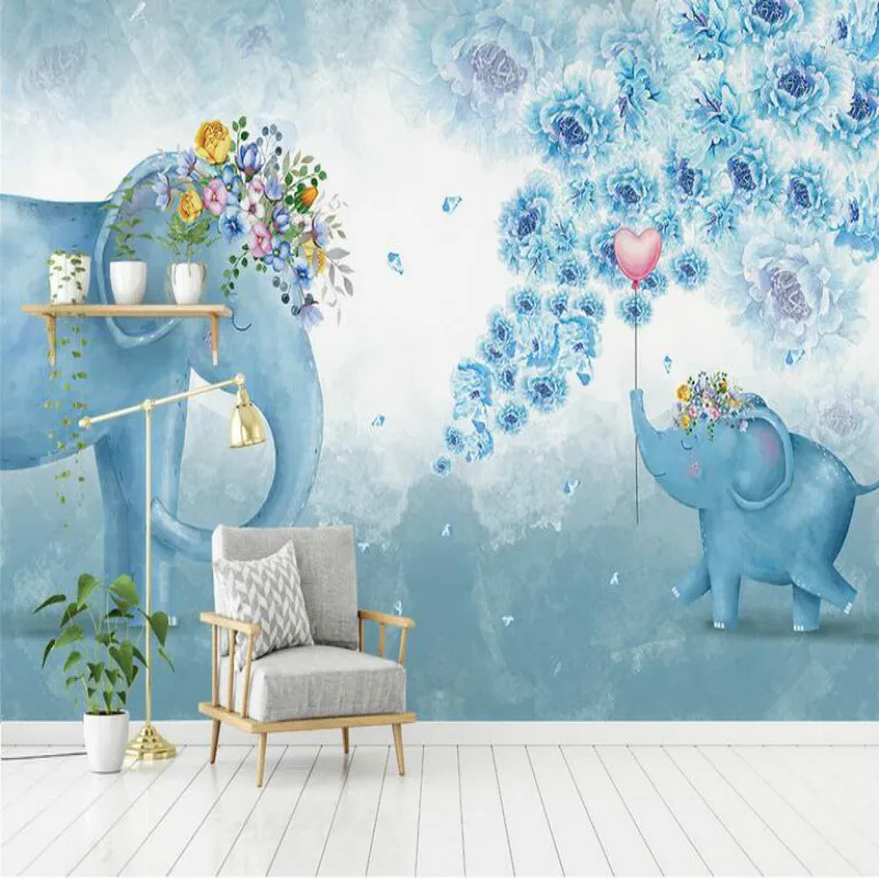 Настенные 3d обои в рулонах для дома водонепроницаемые шелковые детской спальни