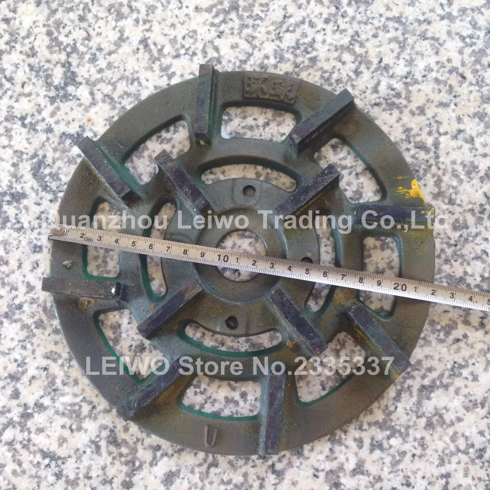 8 ступенчатая гранитная полировальная система шлифовальный диск с металлической