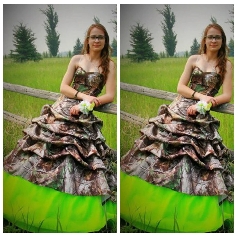 2021 сексуальные камуфляжные Свадебные платья с сердечком свадебные драпировкой