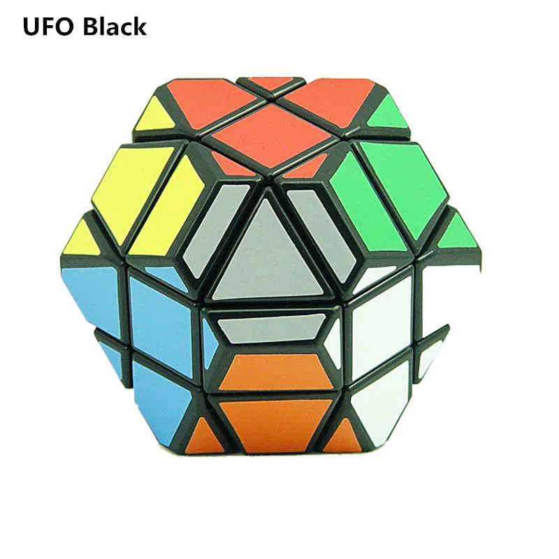 UFO Black Странные-Острые магические скоростные кубики, развивающие обучающие игрушки для детей, подарок для детей, головоломка, скоростной кубик, вызов, Магическая игрушка, кубик - Цвет: UFO Black