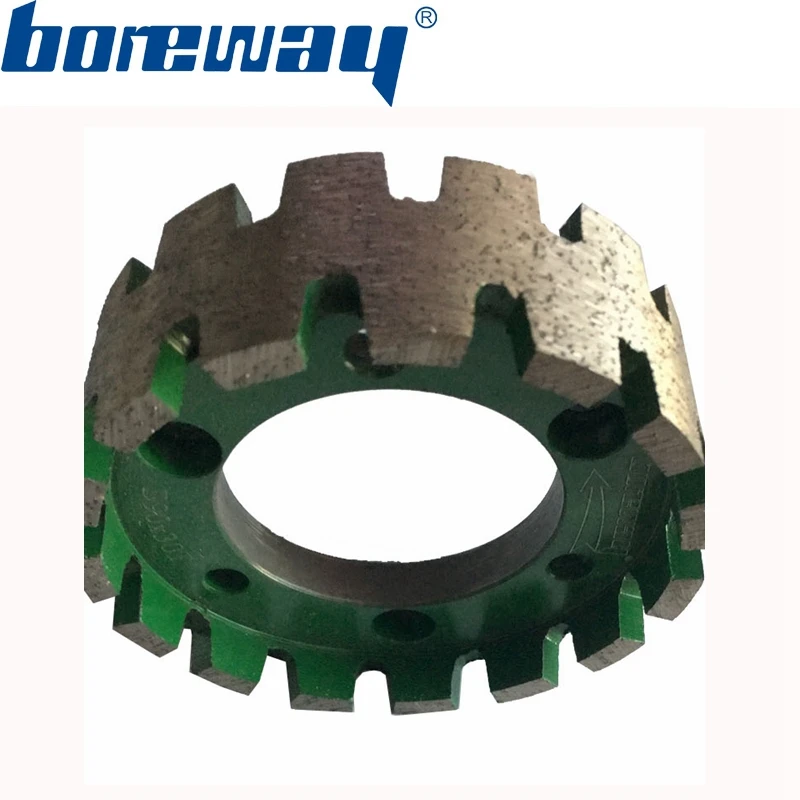 Boreway Поставка кусок D90* 30T* 50H Счетный циклонный измерительный круг для гранита мрамора Быстрый запас удалить