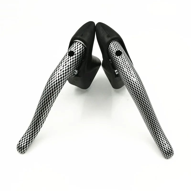 

Road Bicycle Brake Lever Carbon Fiber Color Aluminum Alloy Road Handlebar/Bent Bar Brake Levers