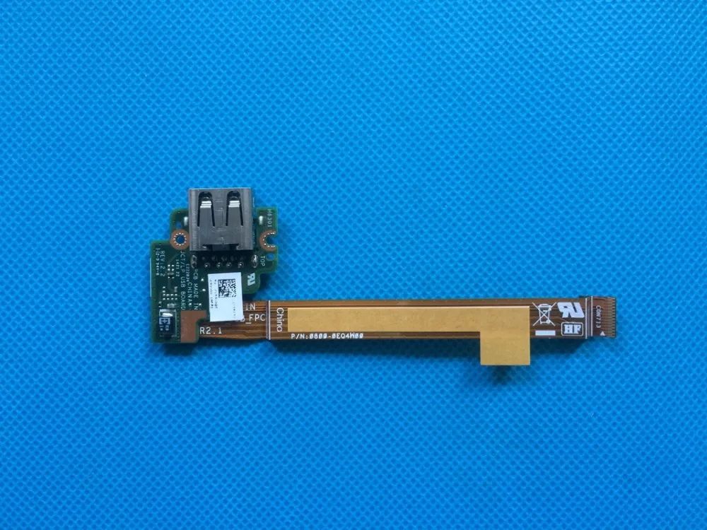 HoTecHon Подлинная новая USB порт печатная плата и кабель 7YX7K/07YX7K для Dell Venue 11 Pro (7130/7139)