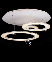 led white color acrylic modern round ceiling lamp 90 260v 523434cm simple personality ceiling lamps