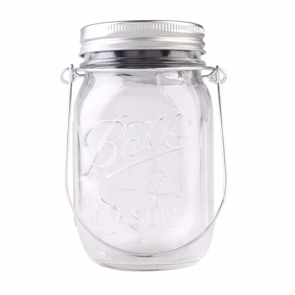 Светильник Mason Jar s на солнечной батарее (каменная банка и ручка в комплекте) 10