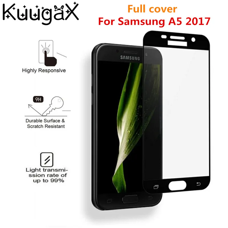 Защитная пленка для экрана закаленное стекло 9H 5 2-дюймового samsung A5 2017 a52017