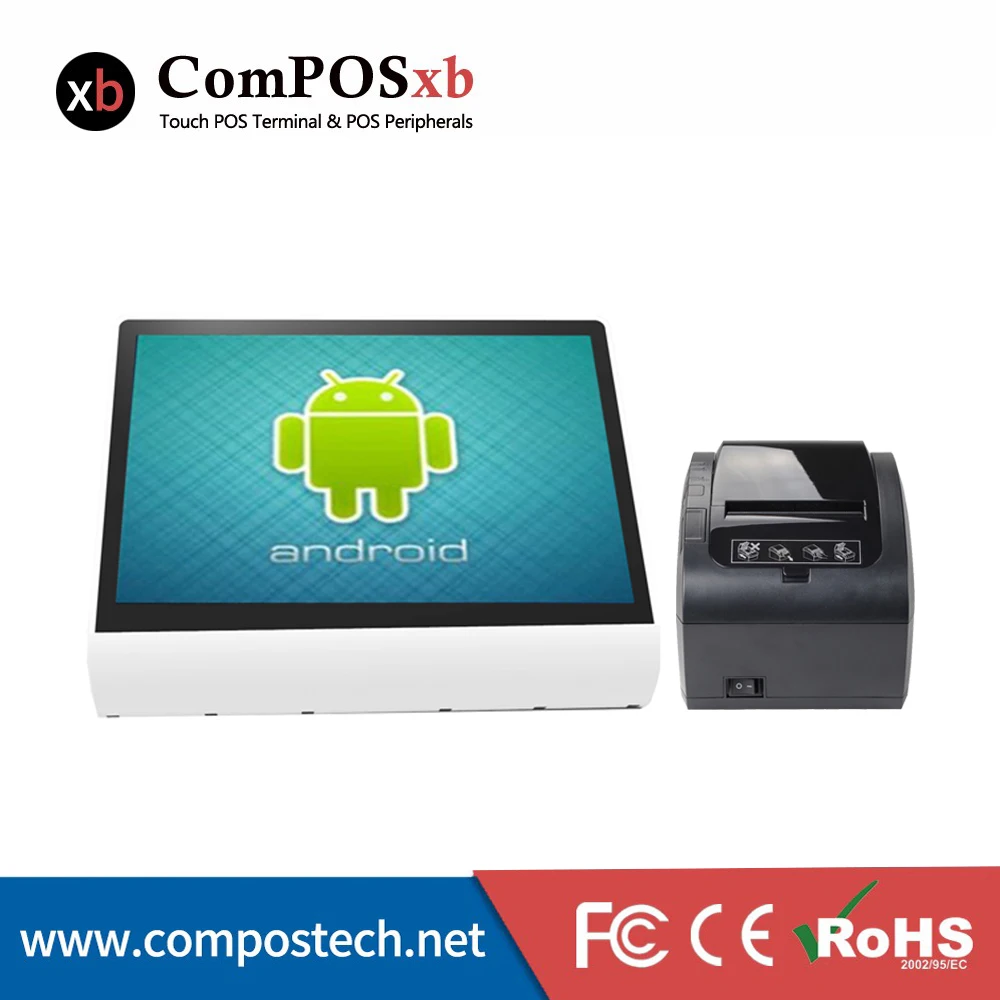 Новейший Android 12 дюймов двойной экран pos машина сенсорный все в одном системы pc