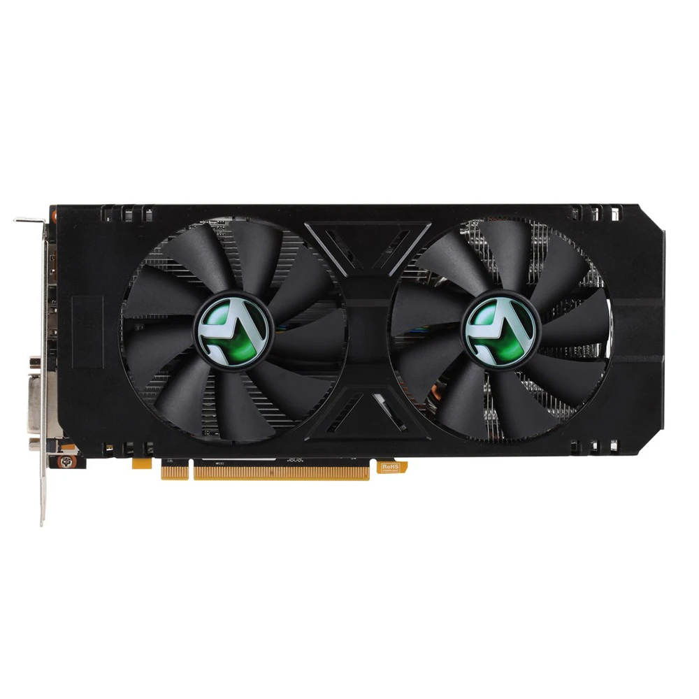 Новый MAXSUN RX570 4 г Графика карты GDDR5 256bit HDMI + DP DVI * 2 7000 мГц PCI Express 3 0X16 2048 единиц DirectX 12
