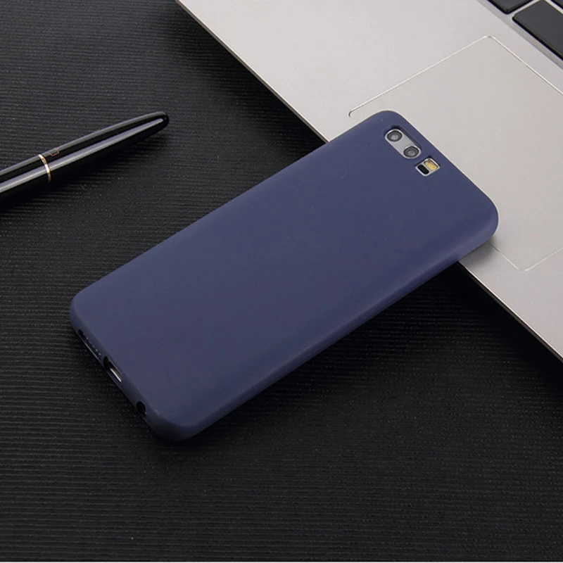 Чехол для Honor 9 Lite чехлы Huawei задняя крышка Honor9 Силиконовый ТПУ мягкий синий