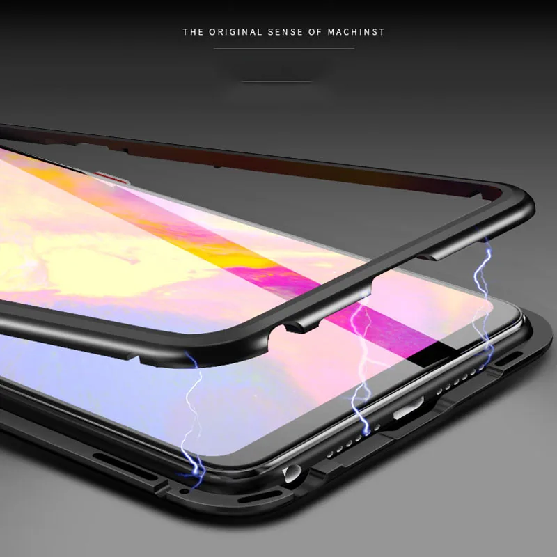 HUAWEI P30 Pro Magnetic Adsorption Case Ultra Phone For Huawei P20 P20Pro Magnet Tempered Glass |
