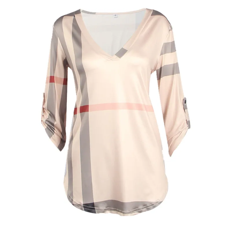 2017 Повседневная Женская футболка S US уличный стиль v-образным вырезом Футболка