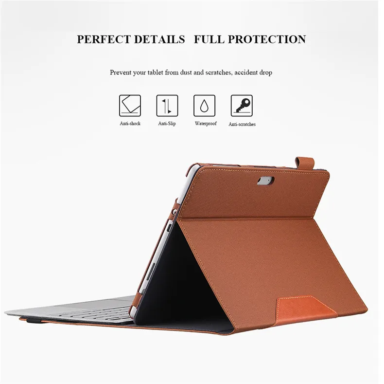 Для microsoft Surface Go чехол 10 дюймов бизнес противоударный PU кожаный чехол Coque Funda для поверхности Go полная защитная подставка оболочка