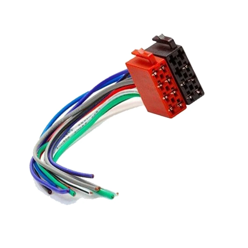 Радиоадаптер с разъемом ISO жгут проводов жесткий стерео провод для Renault Clio III Megane