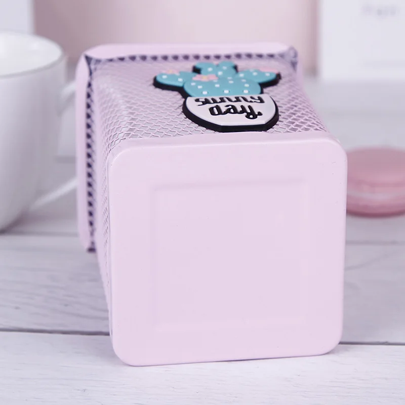 Kawaii розовый единорог кактус Фламинго 1 шт. офисный дом коробка для хранения управление чехол Подставка для ручек и карандашей подставка студенческие канцелярские принадлежности