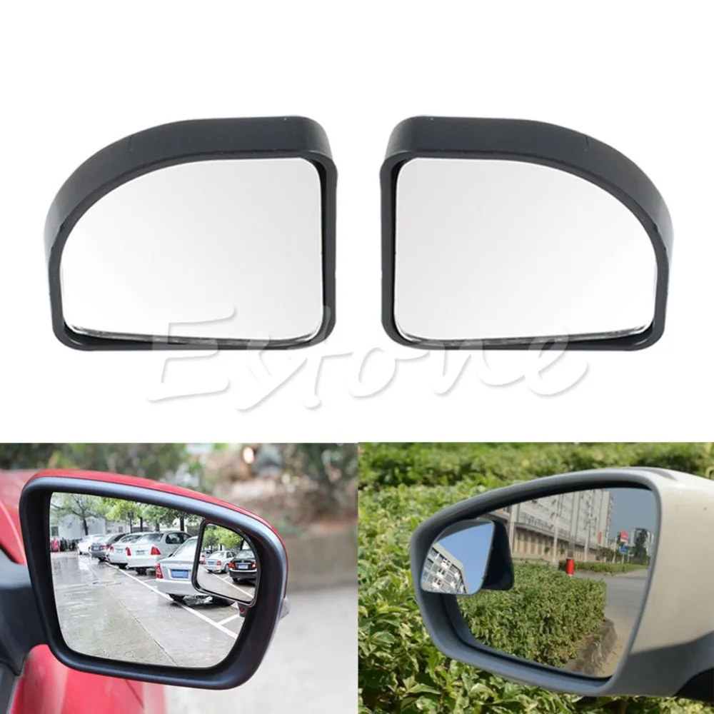 Регулируемое черное боковое зеркало заднего вида для слепых зон дополнительное