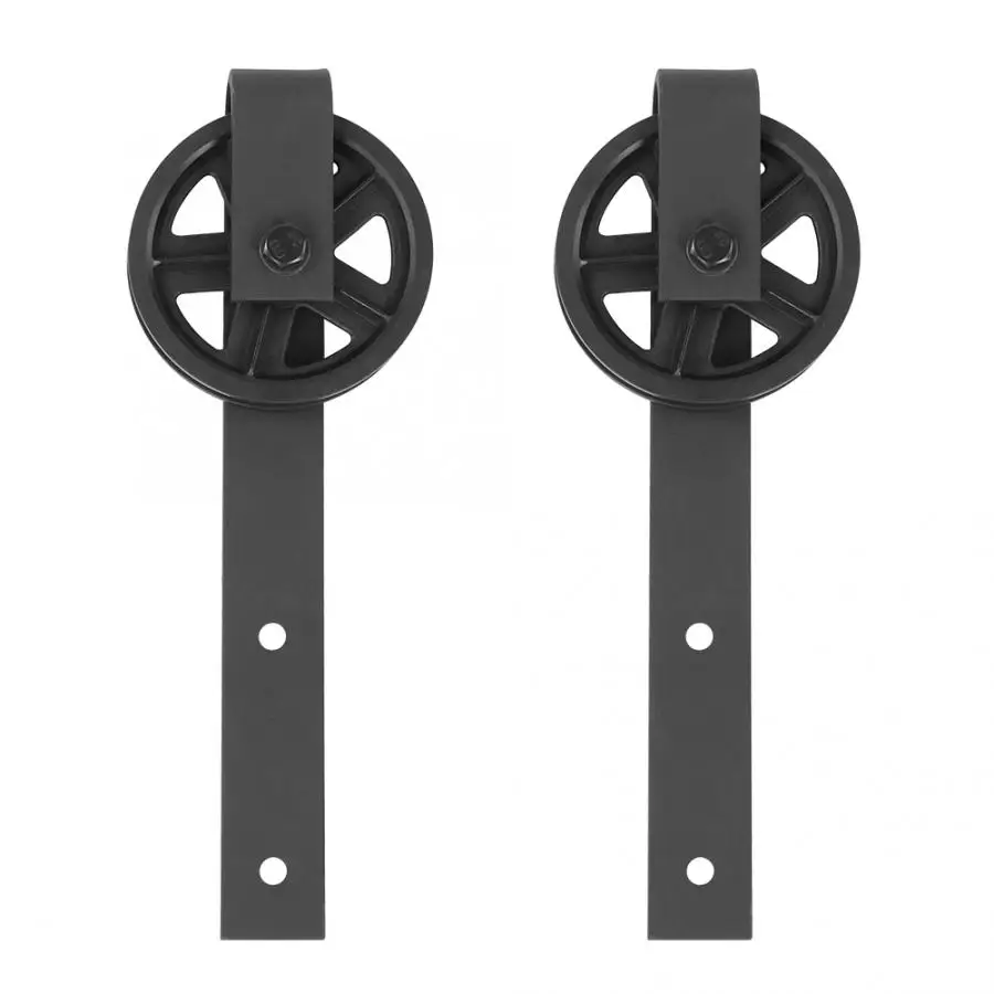 

8FT Sliding Barn Door Hardware Roller Track Rail Kit Set for Closet Cabinet Tool Track Hardware Smooth Silent High Quality