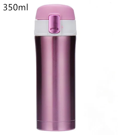 350ml Purple Подарок на год Изолированная Термокружка Вакуумная чашка из нержавеющей стали 500 мл Термос-бутылка термос кофейная посуда для напитков - Цвет: 350ml Purple