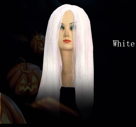 White wig Wudang Taoist& Zombie халат Китайский Призрак Одежда Maoshan Daoshi Lin Zhengying фильм ловля призрак сценический костюм для косплея - Цвет: White wig