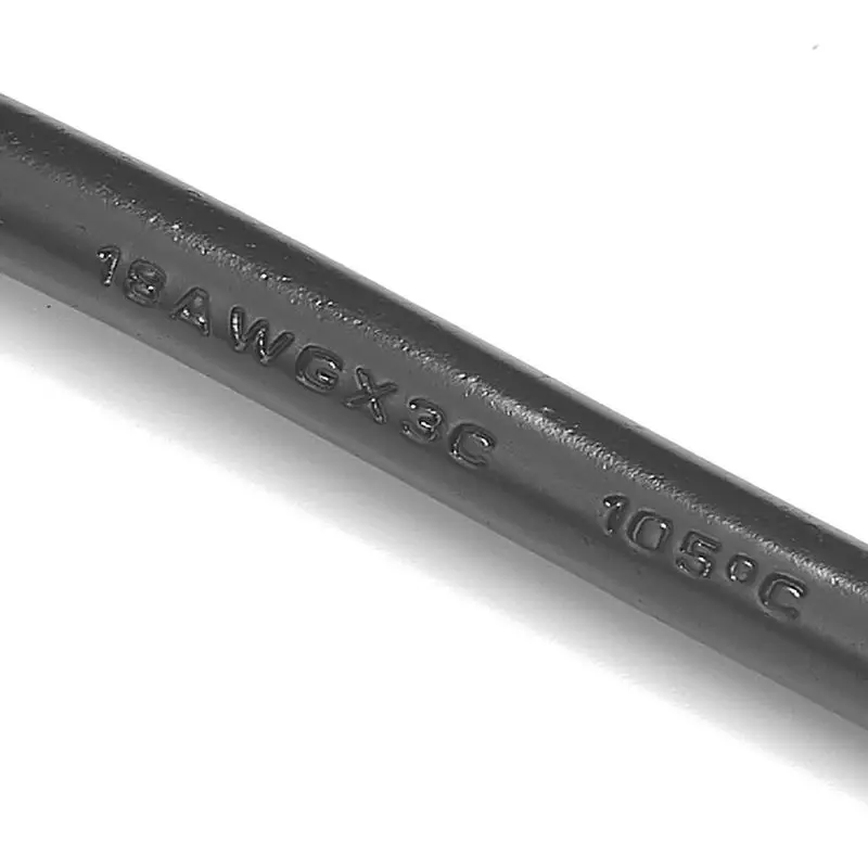 Шнур питания переменного тока 1 5 м 18AWG штепсельная вилка стандарта США NEMA 15P IEC C13