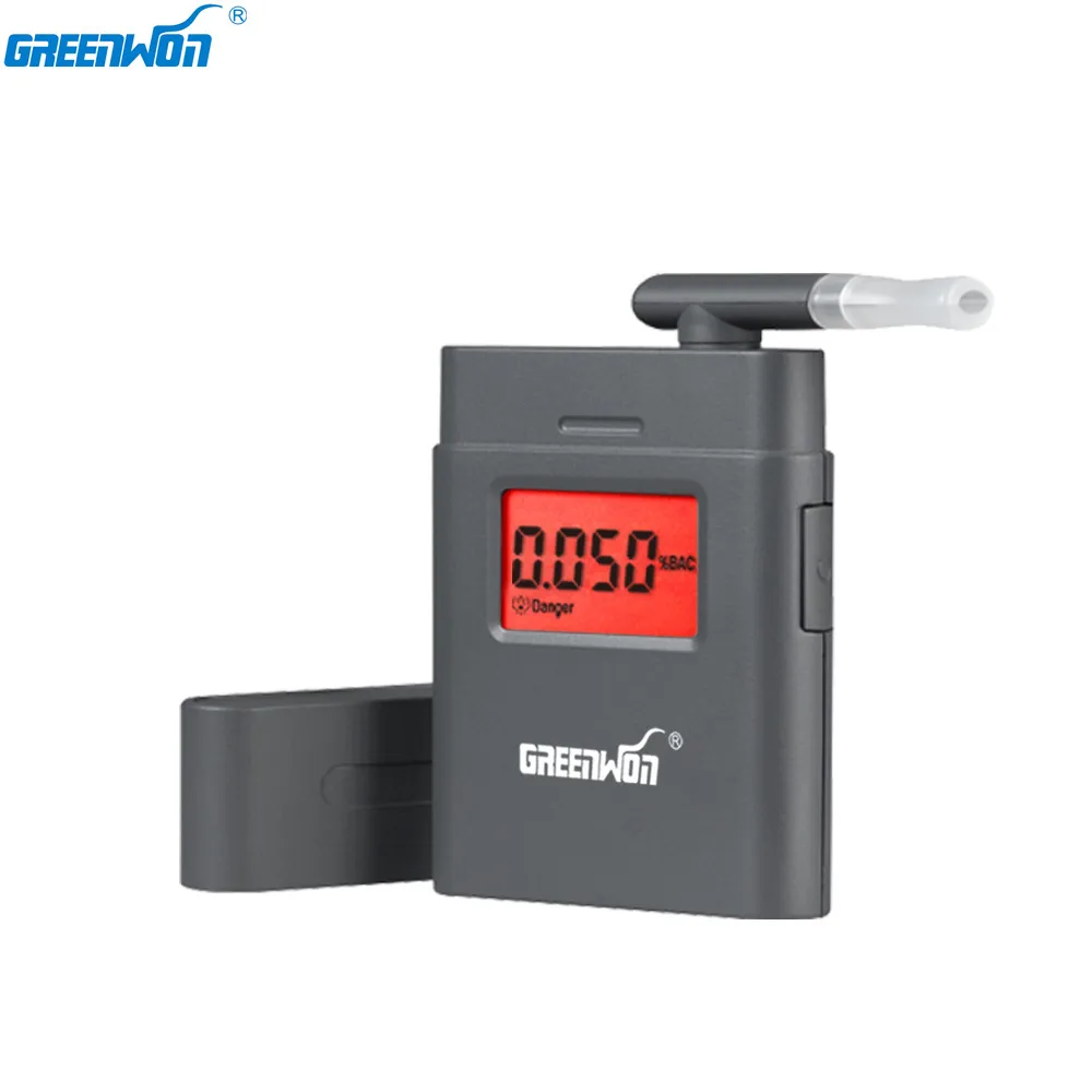 

GREENEON LCD Digital Breath Alcohol Tester with Backlight Breathalyzer Driving Essentials Parking Detector Gadget AT-838