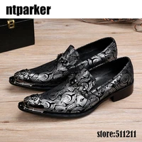 ntparker italian oxfords for men black genuine leather mens pointed toe dress shoes high heel luxury shoes men size12