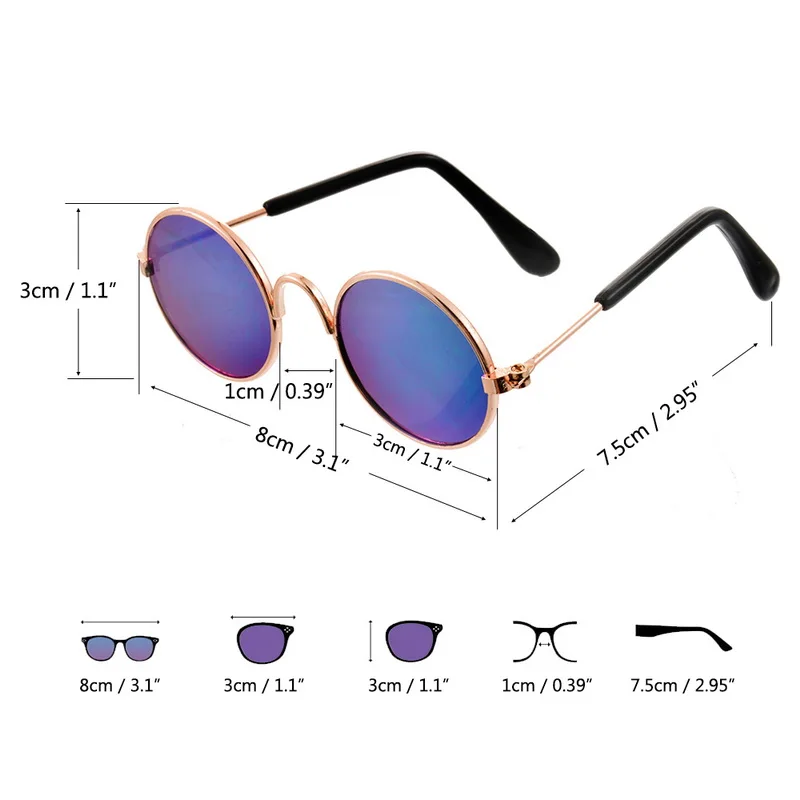 Горячая Распродажа 1 шт. милые очки для кошек собак товары питомцев маленьких