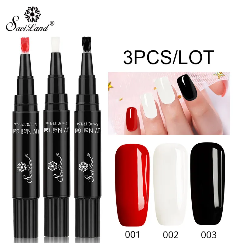 001 n 002 n 003 Soak off 3 шт./лот 3 в 1 гель для ногтей Лаки Ручка лак гель для ногтей one step лак Гибридный 60 Цвета УФ Гель-лак для нейл-арта инструменты - Цвет: 001 n 002 n 003