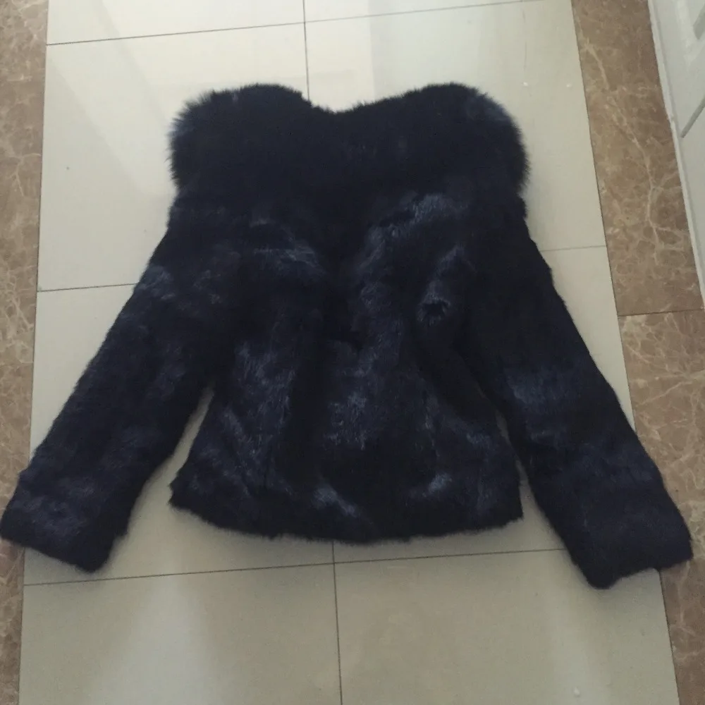 Женский модный роскошный большой воротник из натурального Лисьего меха