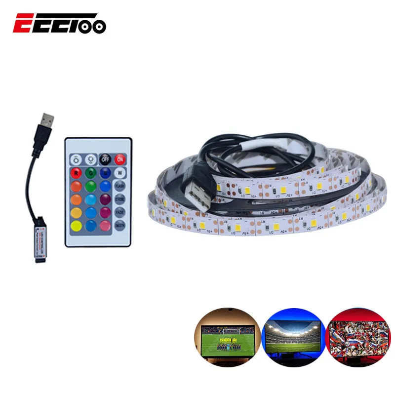 Светодиодная лента EeeToo SMD2835 для подсветки телевизора белый светодиод RGB без