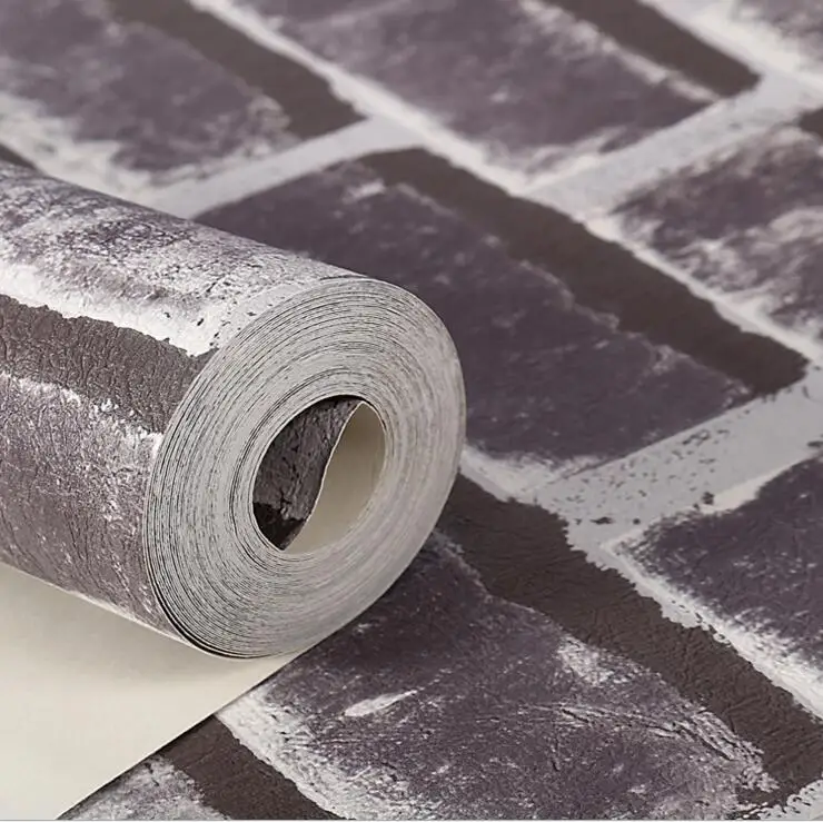 3D камни кирпичи шаблон обои для гостиной кафе бар Декор водонепроницаемый декор