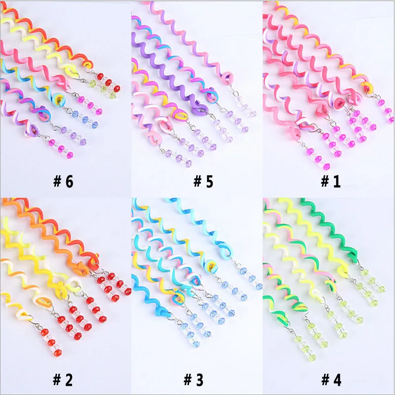 Новинка Лидер продаж 6 шт. милые модные Спиральные заколки для девочек заколка