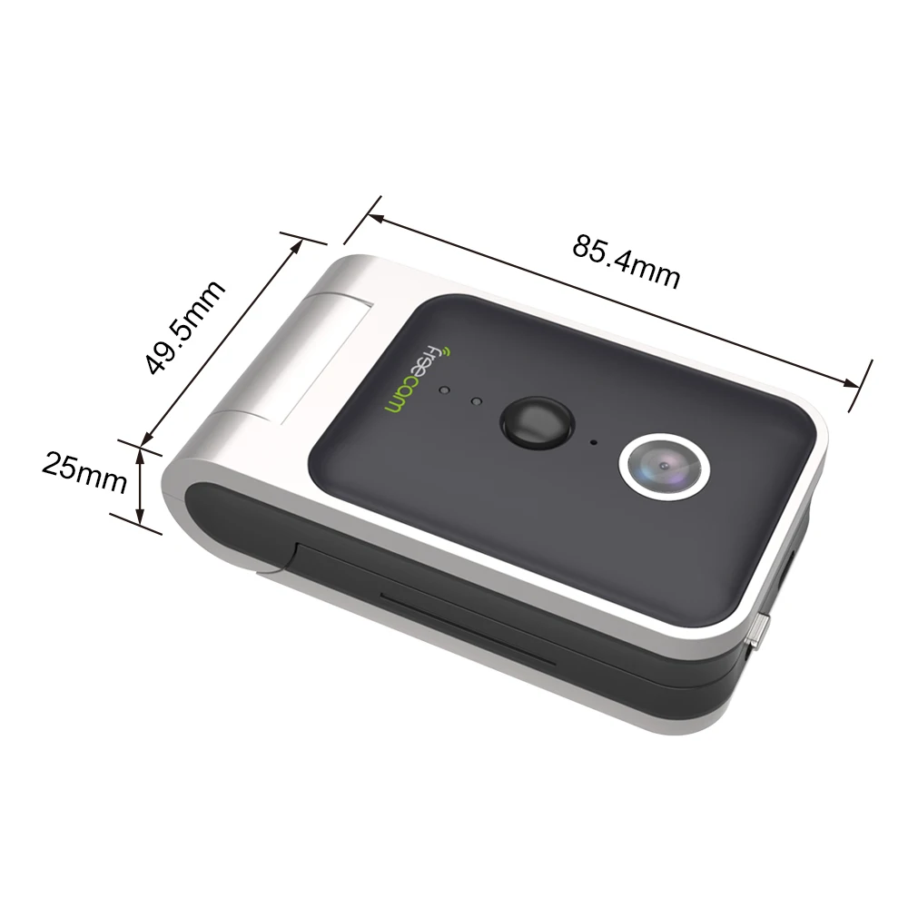 Freecam 720P Full HD мини IP камера облачная односторонняя видеонаблюдения беспроводная с