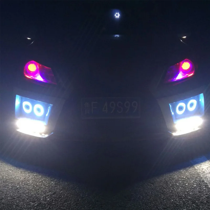 2x AUXITO белый светодиодный светильник Eagle Eye водонепроницаемый для Toyota RAV4 Corolla Camry