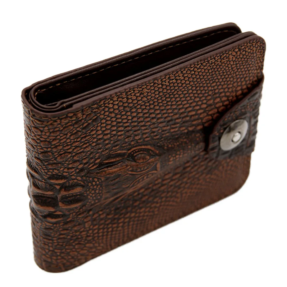 Подарочный мужской кошелек из искусственной кожи износостойкий классический с