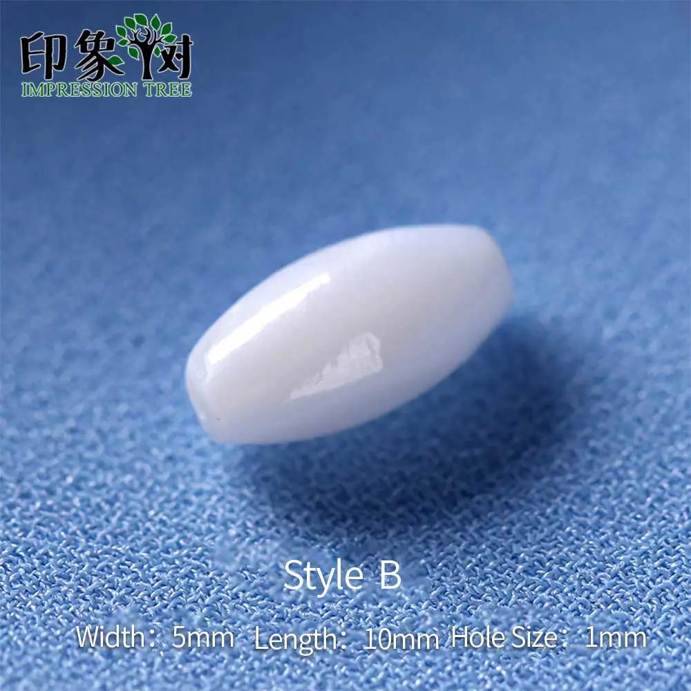 Style B 40pcs 1" нитка белый чистый натуральный Marquise оболочки бисера перламутр оболочки талисманы Гладкий цилиндр оболочки бисера Сделай Сам ювелирных изделий 19030 - Цвет: Style B 40pcs