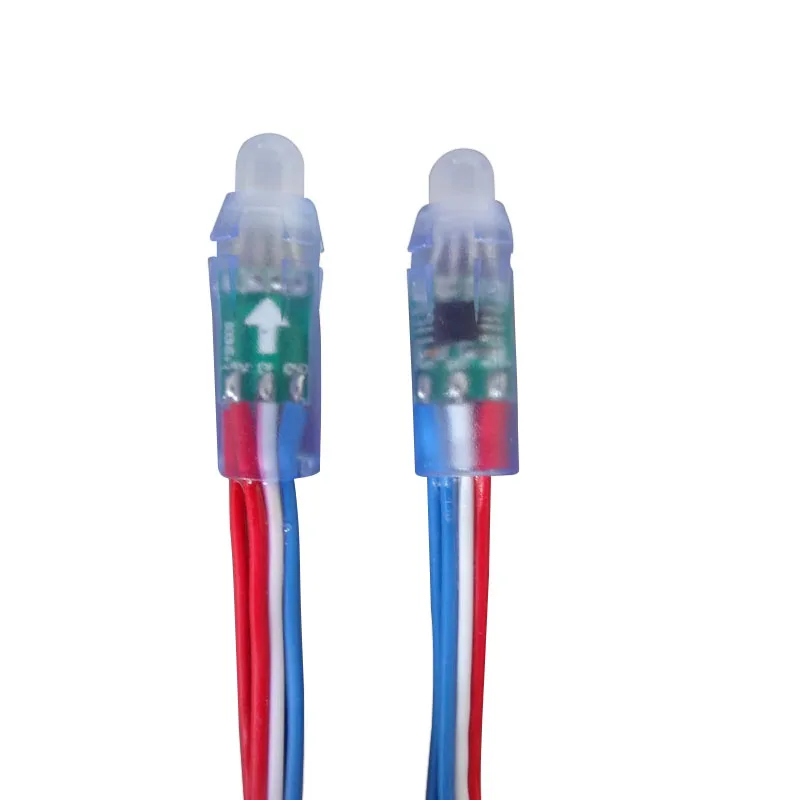 100X Высокое качество 12 мм DC5V вход WS2811 RGB dream coler светодиодный цифровой пиксель