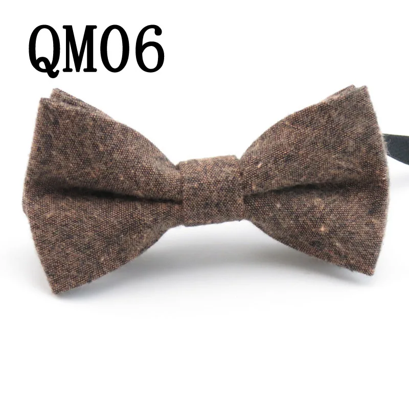 QM06 Бренд, имитация шерсти, Детский галстук-бабочка, милый лоток для хранения ярких цветов, аксессуары для смокинга, детские галстуки-бабочки Gravata - Цвет: QM06