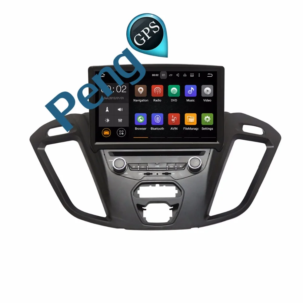 Восьмиядерный CD DVD плеер 2 Din стерео Android 8 0 автомобильное радио для Ford Transit