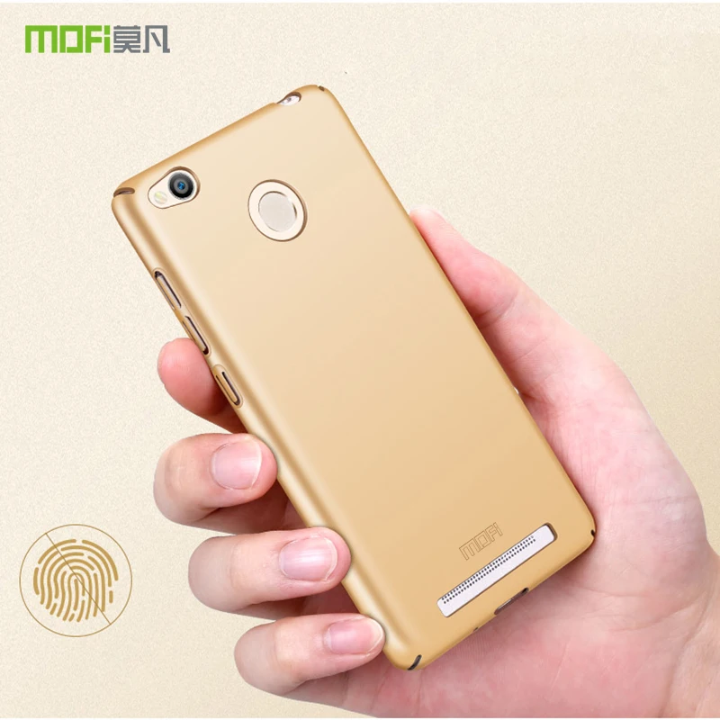 Чехол MOFi для Xiaomi Redmi 3S 3X классический матовый жесткий защитный чехол из