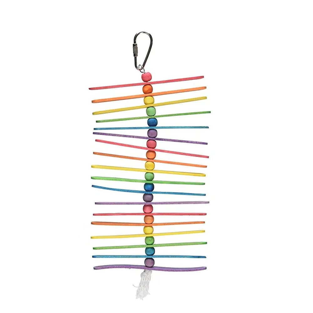 

Bird Toys Small Hanging Tearing Toy and Popsicle Sticks Bird Toy for Pet