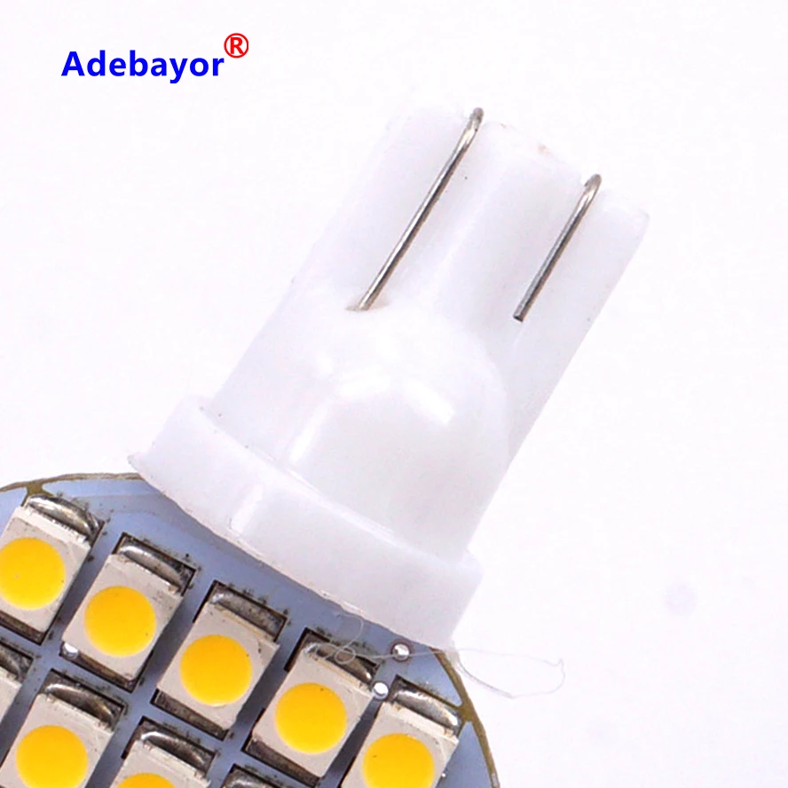 10x T10 194 W5W 24 3528 SMD 1210 светодиодный купольный светильник автомобильная лампа