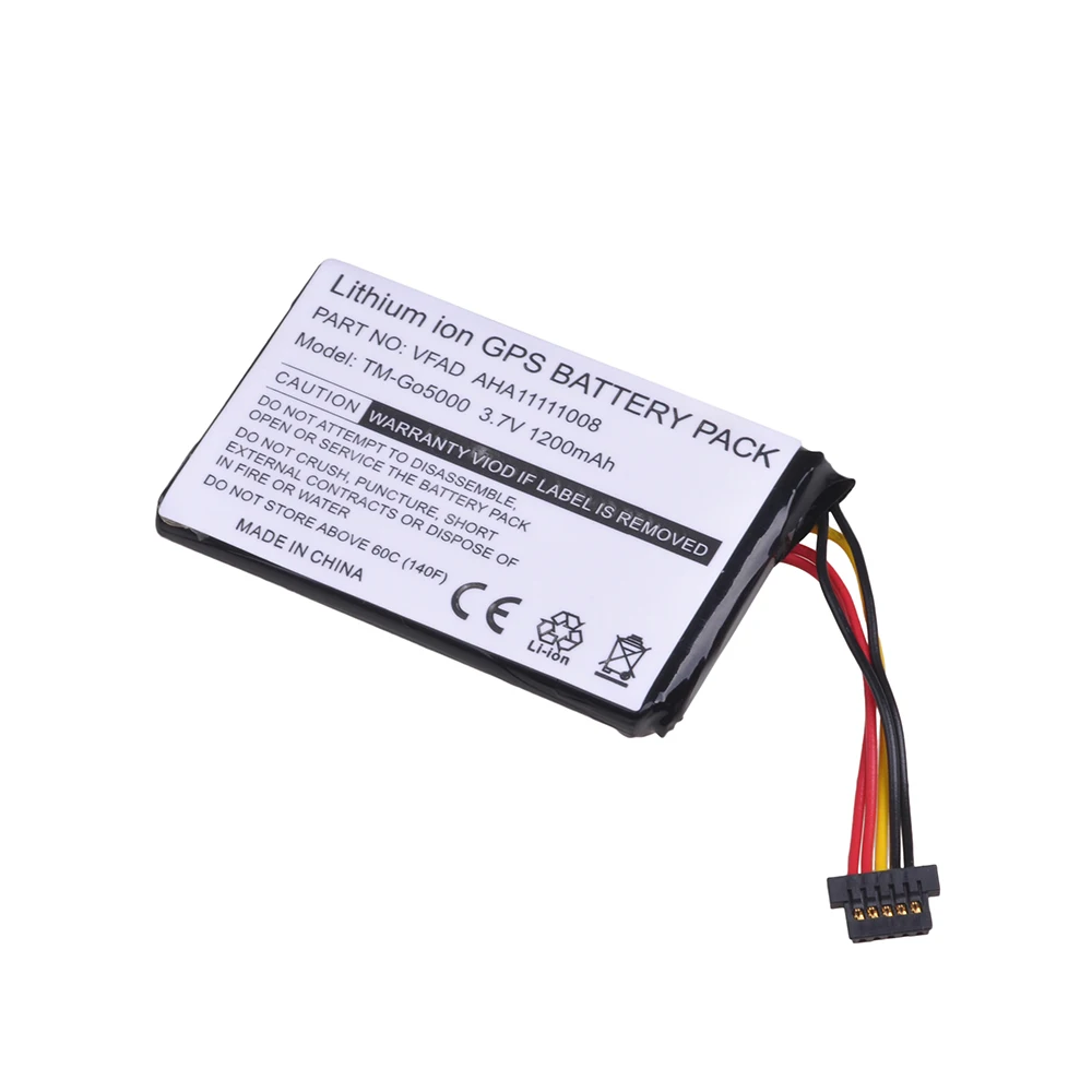 Tectra 3 шт. 1200 мАч AHA11111008 VFAD GPS литий ионный аккумулятор для TomTom 4FL50 4FL60 Go 5000 GO 5100 6000 6100