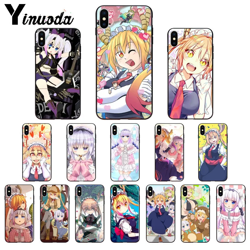 Yinuoda аниме Miss Kobayashi Дракон горничной высокое качество чехол для телефона iPhone 6S 6plus